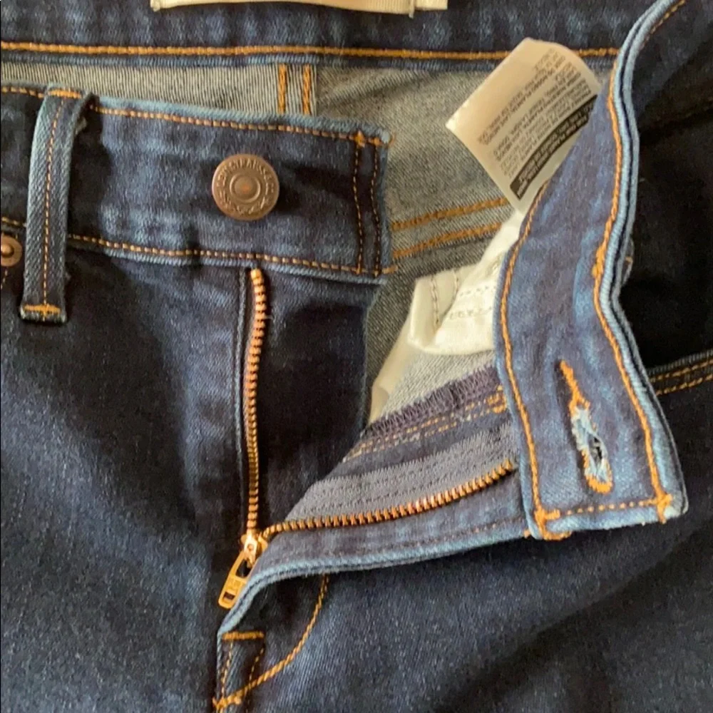 Levi’s Jeans Mid Rise Skinny Dark Blue Denim Jeans stretch sz 4 W27 L30 - Picture 8 of 16